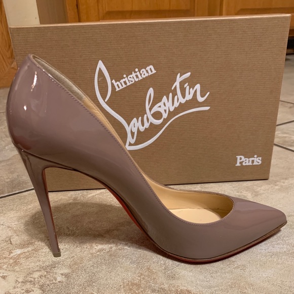 Louboutin Pigalle Follies 100mm size 40 worn ONCE - Picture 6 of 8